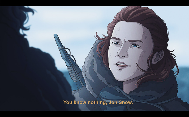 Illustration for article titled If Game Of Thrones Was An Anime